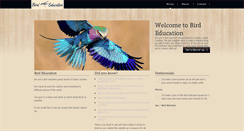 Desktop Screenshot of birdeducation.org